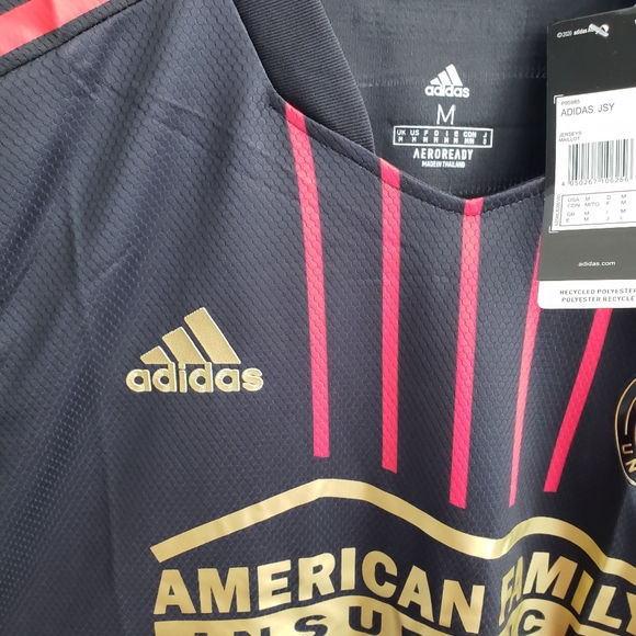 Brand NEW Adidas Atlanta United FC Home Jersey - Black-Red - Picture 8 of 8